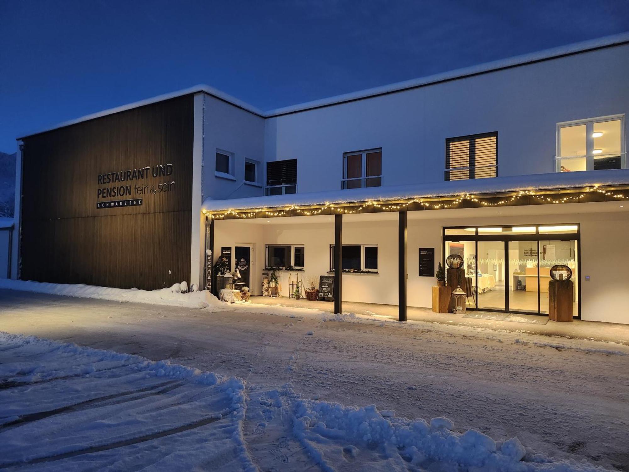 Pension Fein & Sein Bad-Schwarzsee Extérieur photo